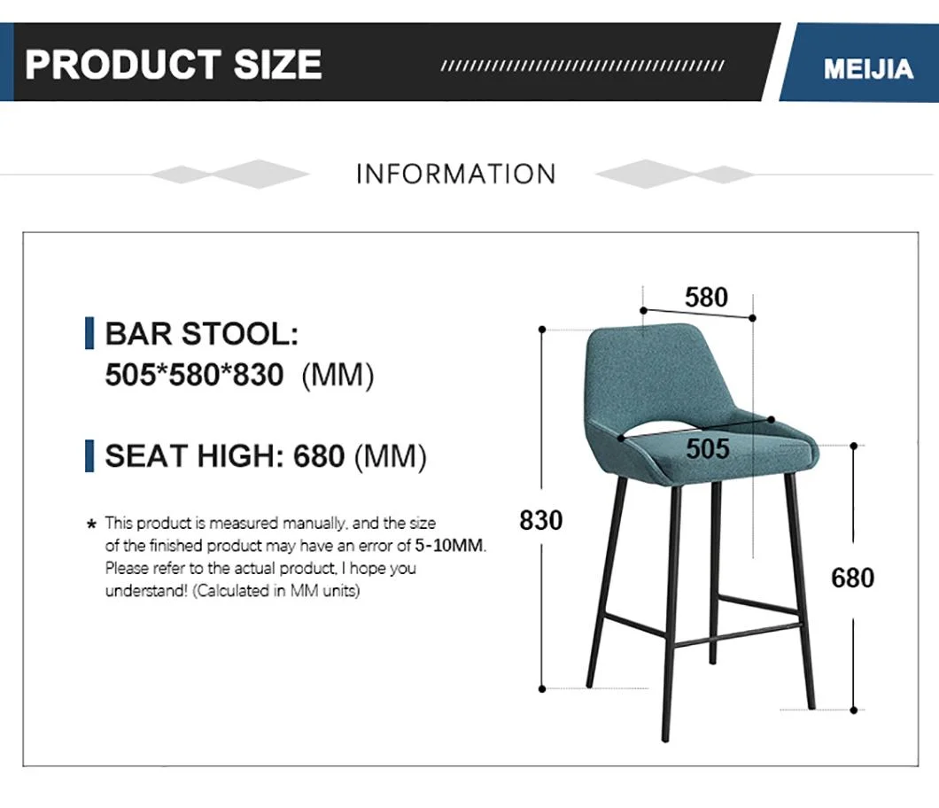 Casino Stool Stools for Casino Leisure Commercial Furniture Metal Bar Chair with Backrest Tall Bar Chairs for Bars